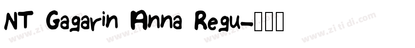 NT Gagarin Anna Regu字体转换